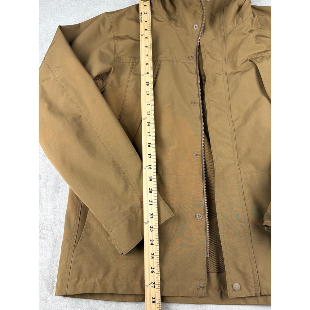 Uniqlo Mens Mountain Parka Hooded Jacket Tan Brown Size M Mesh Lined 425032 - Picture 2 of 9